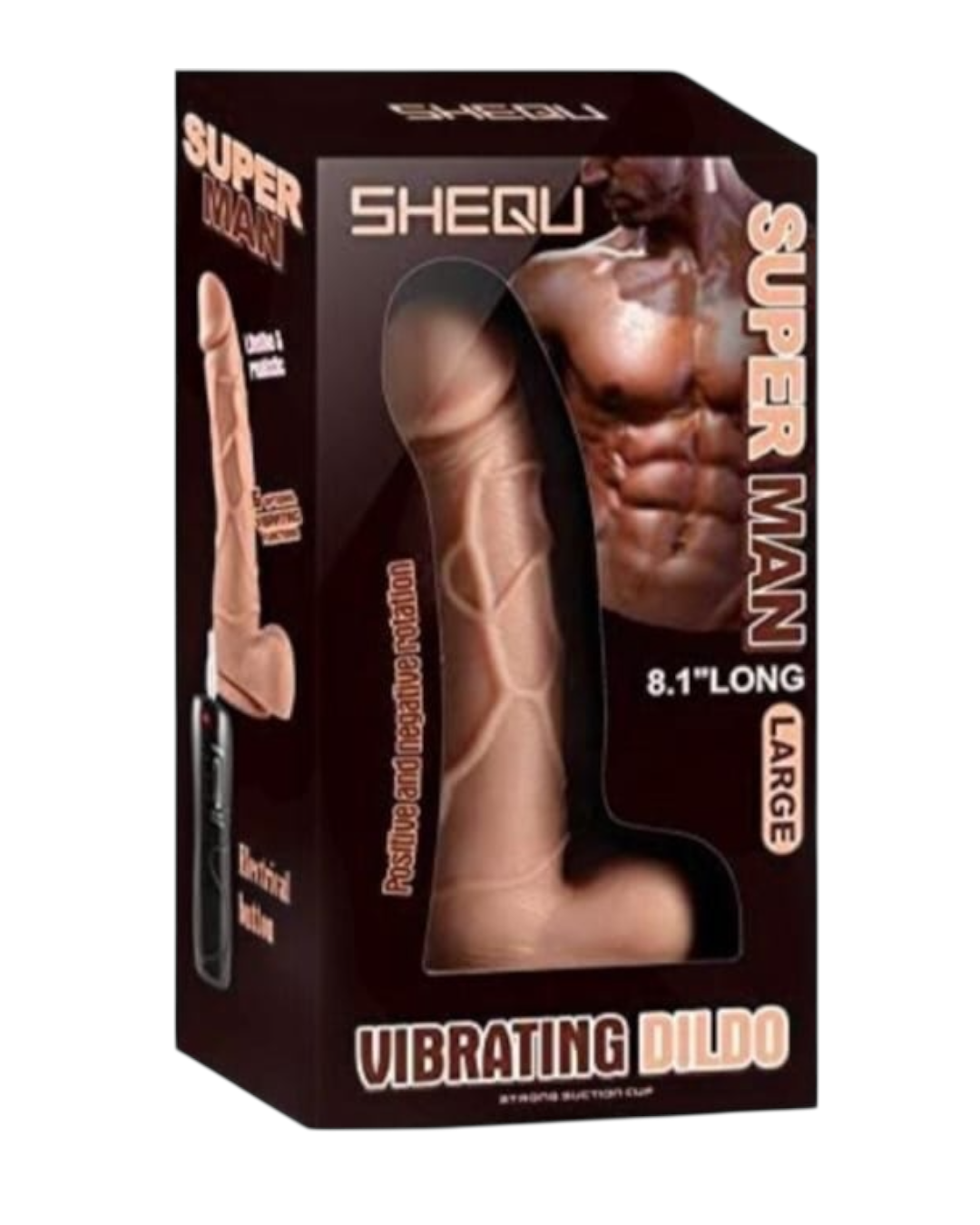 Dildo Vibrador SUPERMAN
