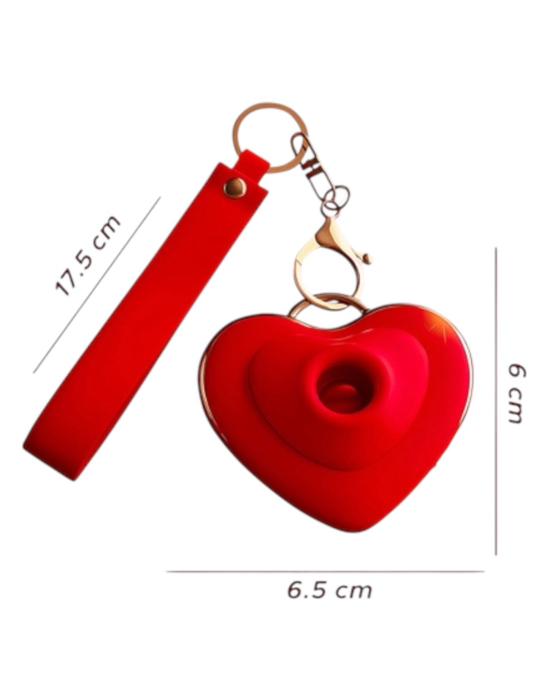 Llavero Vibrador de Corazon