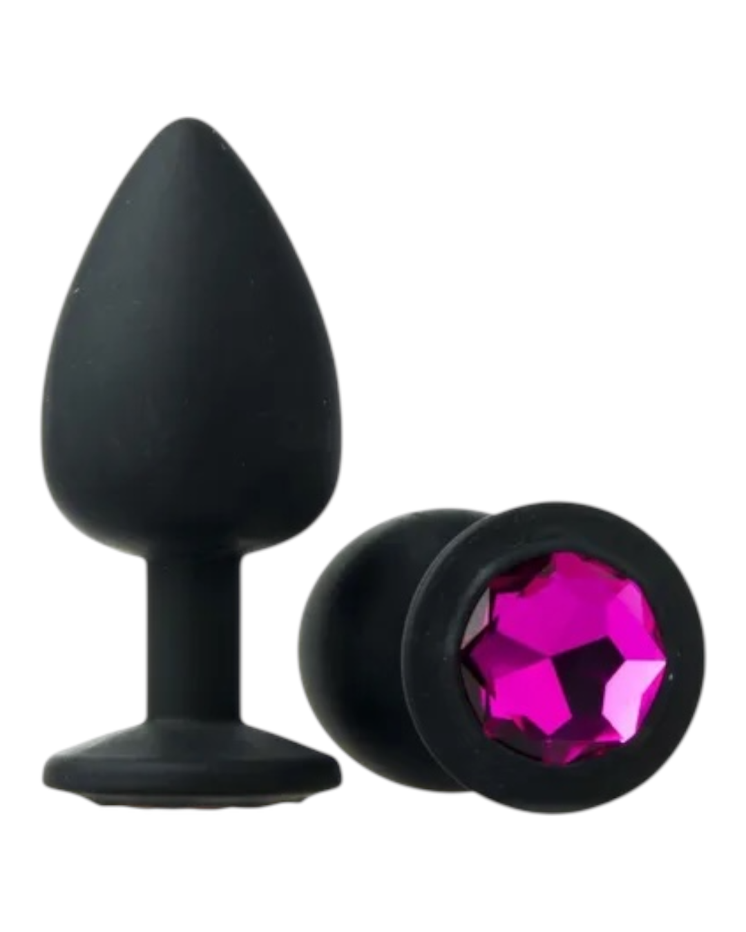 Plug anal Dilatador silicona con Joya talla L